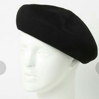アウトドアプロダクツ(OUTDOOR PRODUCTS)の【もこ様専用】OUTDOOR PRODUCTS サーモ ベレー帽 黒(ハンチング/ベレー帽)