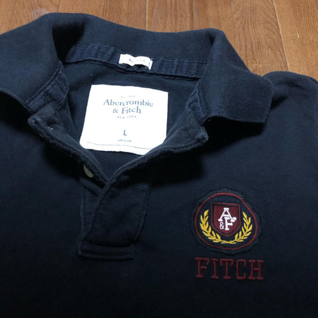 Abercrombie&Fitch(アバクロンビーアンドフィッチ)のAbercrombie & Ficthポロシャツ　L メンズのトップス(ポロシャツ)の商品写真