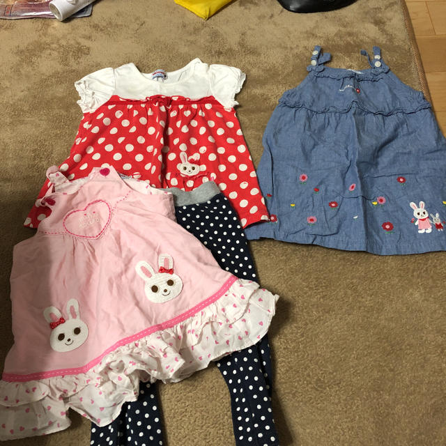 mikihouse(ミキハウス)のミキハウス　90 キッズ/ベビー/マタニティのキッズ服女の子用(90cm~)(ワンピース)の商品写真