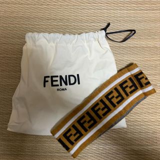 フェンディ(FENDI)の(激レアロサンゼルス限定！)FENDI FF hairband (キャップ)