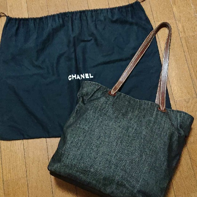 CHANELデニムバッグ