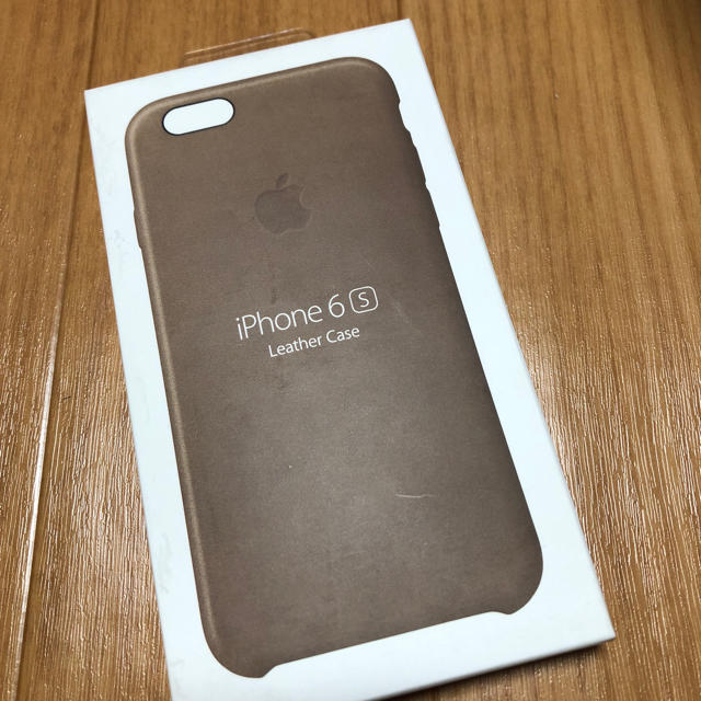 Apple(アップル)ののん様専用　iPhone6s レザーケース　ブラウン スマホ/家電/カメラのスマホアクセサリー(iPhoneケース)の商品写真