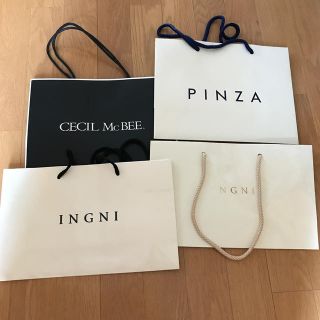 イング(INGNI)のショップ袋　まとめ売り①(ショップ袋)