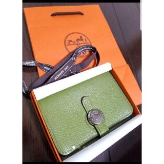 エルメス(Hermes)のHERMES　ドゴン　名刺入れ(名刺入れ/定期入れ)