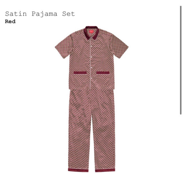 supreme satin pajama set  パジャマ　セット