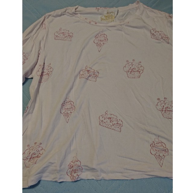 gelato pique(ジェラートピケ)のもちぷに様専用ジェラートピケ HAPPY BIRTHDAYロゴTシャツ ピンク レディースのトップス(Tシャツ(半袖/袖なし))の商品写真