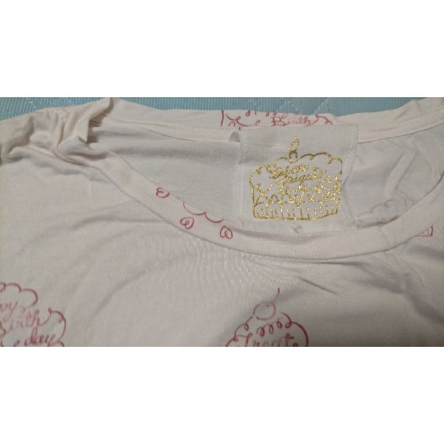 gelato pique(ジェラートピケ)のもちぷに様専用ジェラートピケ HAPPY BIRTHDAYロゴTシャツ ピンク レディースのトップス(Tシャツ(半袖/袖なし))の商品写真