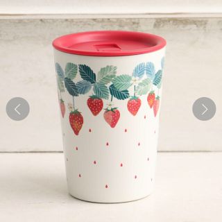 アフタヌーンティー(AfternoonTea)の即完売品  Afternoon Tea/イチゴ蓋付きステンレスマグカップ(タンブラー)