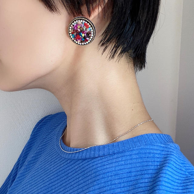 ROSE BUD(ローズバッド)の★ラスト★【宝石箱】インポートピアス zara coqule jeanasis レディースのアクセサリー(ピアス)の商品写真