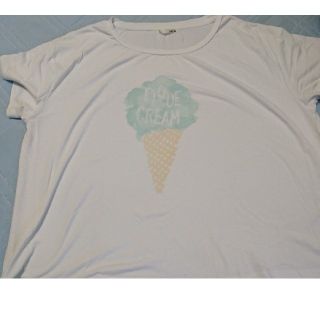 ジェラートピケ(gelato pique)のジェラートピケ アイスクリーム Tシャツ ブルー(Tシャツ(半袖/袖なし))