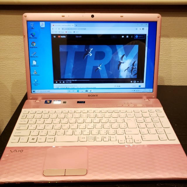 SONY(ソニー)のVAIO Core i5 SSD ピンク webカメラ Blu-ray スマホ/家電/カメラのPC/タブレット(ノートPC)の商品写真