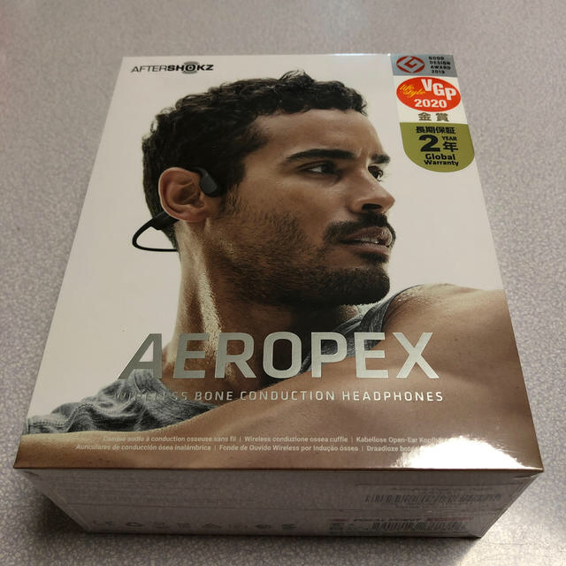 AfterShokz Aeropex IP67防水 骨伝導ワイヤレスヘッドホン