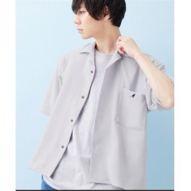 KANGOL(カンゴール)のKANGOL/カンゴール リラックスオープンカラーシャツ レディースのトップス(シャツ/ブラウス(半袖/袖なし))の商品写真