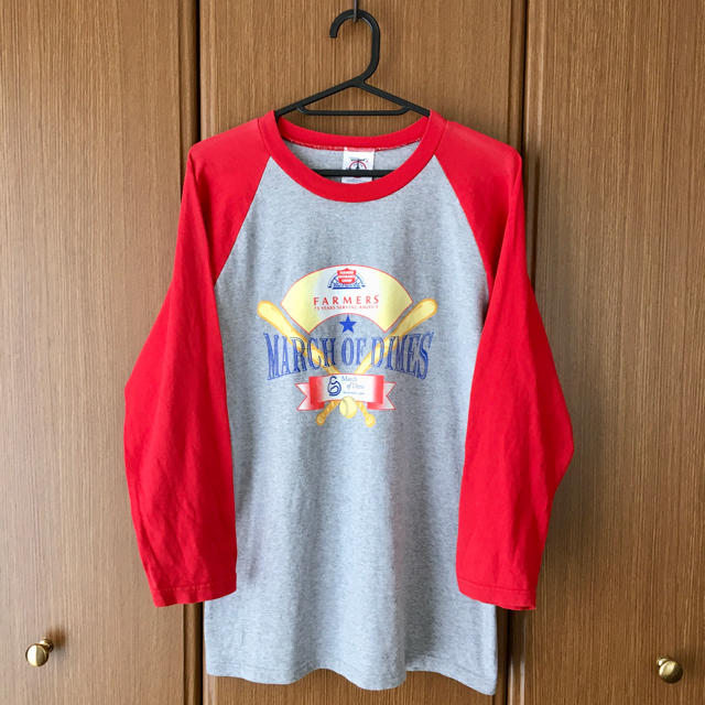 Santa Monica(サンタモニカ)の希少 USA VINTAGE DELTA MoD ラグランTシャツ カットソー レディースのトップス(Tシャツ(長袖/七分))の商品写真