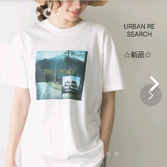 【URBAN RESEARCH】アーバンリサーチプリントホワイトTシャツ