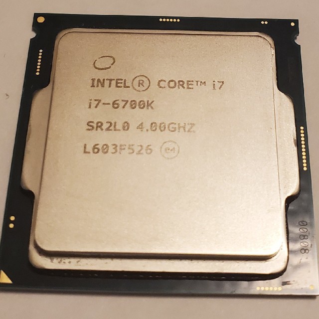 Intel Core i7-6700K 4.0GHz LGA1151　CPU スマホ/家電/カメラのPC/タブレット(PCパーツ)の商品写真