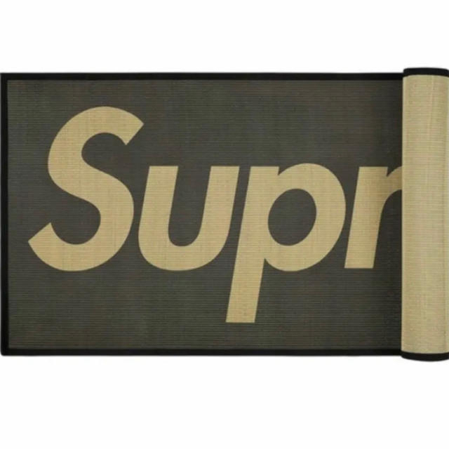 【日本未発売】Supreme Woven Straw Mat Black