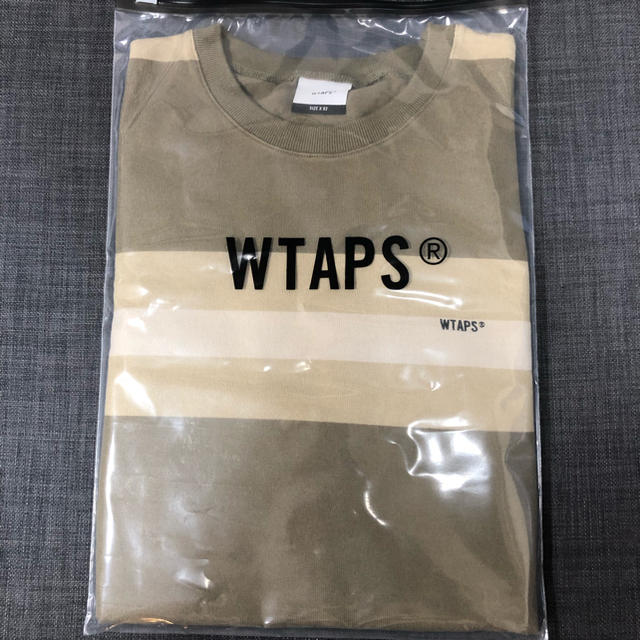 W)taps(ダブルタップス)のM WTAPS VATOS SS TEE OLIVE ボーダー Tシャツ 新品 メンズのトップス(Tシャツ/カットソー(半袖/袖なし))の商品写真