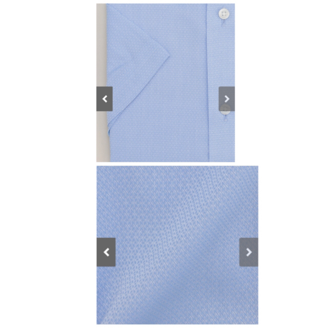 D’URBAN(ダーバン)の新品　ダーバン  半袖　ワイシャツ　ドレスシャツ　スナップダウン　キングサイズ メンズのトップス(シャツ)の商品写真