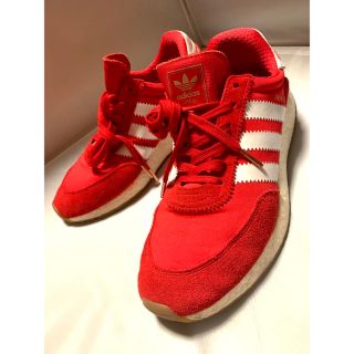 アディダス(adidas)のadidas INIKI 28cm 赤 スニーカー BOOST ソール メンズ(スニーカー)