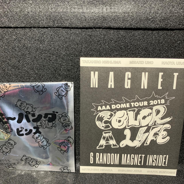 AAA(トリプルエー)のAAAグッズ 2018マグネット＆ 2017ピンズ(宇野セット) エンタメ/ホビーのタレントグッズ(ミュージシャン)の商品写真