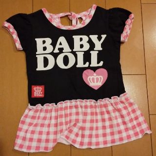 ベビードール(BABYDOLL)のベビードール  80  女の子  半袖  ワンピース(ワンピース)