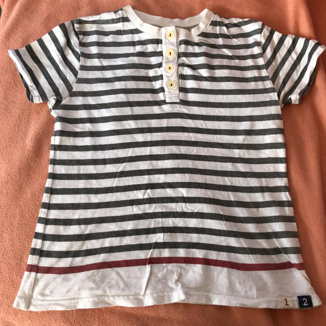 FELISSIMO(フェリシモ)のボーダーTシャツ キッズ/ベビー/マタニティのキッズ服女の子用(90cm~)(Tシャツ/カットソー)の商品写真