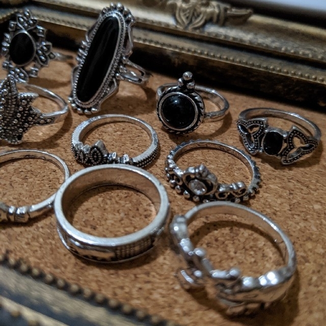 11個セット ♡ リングセット レディースのアクセサリー(リング(指輪))の商品写真