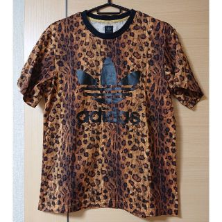 アディダス(adidas)のadidasTシャツ ヒョウ柄  レア品(Tシャツ/カットソー(半袖/袖なし))