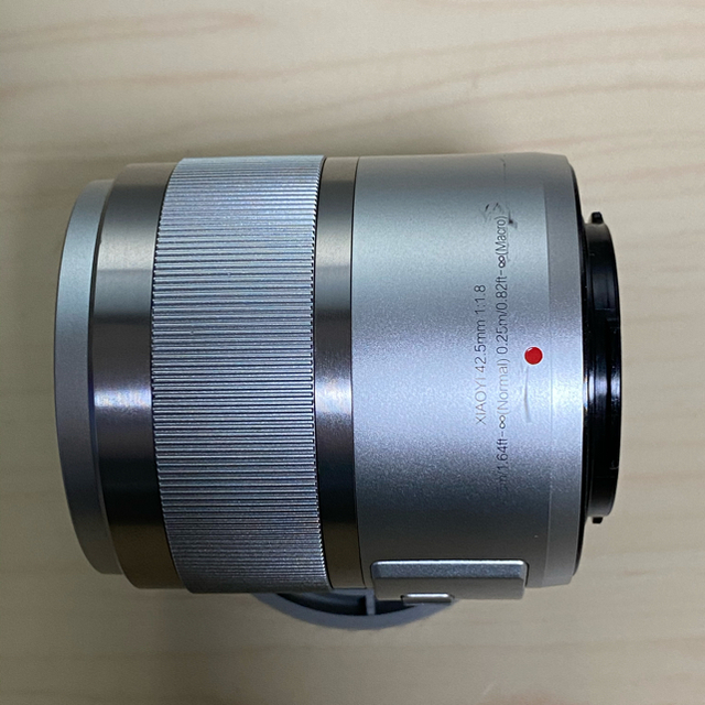 Xiaomi Yi 単焦点レンズ 42.5mm F1.8 シルバーレンズ(単焦点