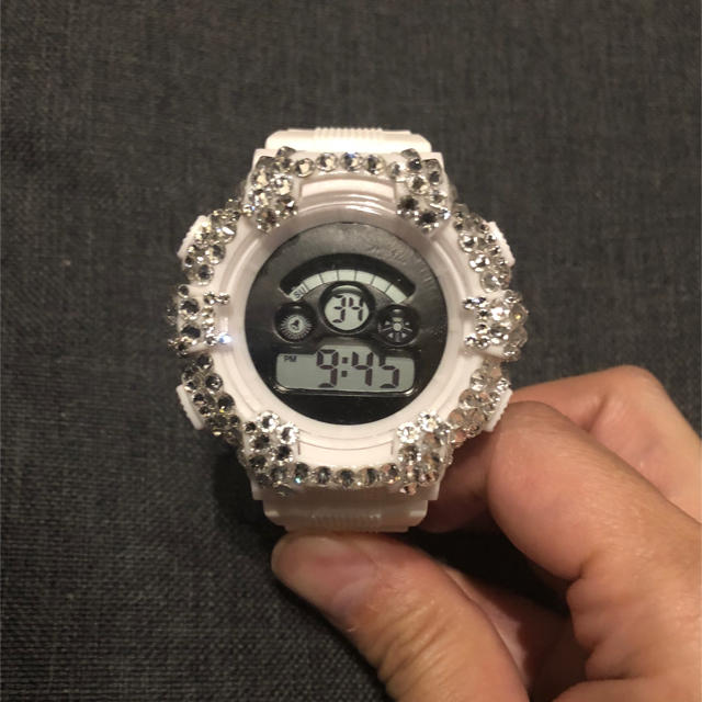 SWAROVSKI スワロフスキー キラキラ カスタム デジタル ウォッチ