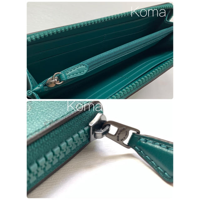 COACH - 新品 COACH コーチ 長財布 馬車 ホース キャリッジ グリーンの