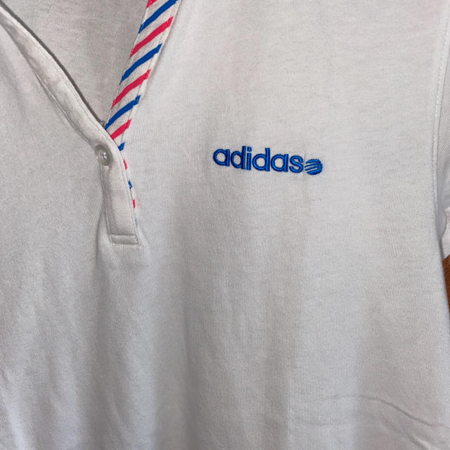 adidas(アディダス)のadidasアディダス半袖ポロシャツ レディースのトップス(シャツ/ブラウス(半袖/袖なし))の商品写真