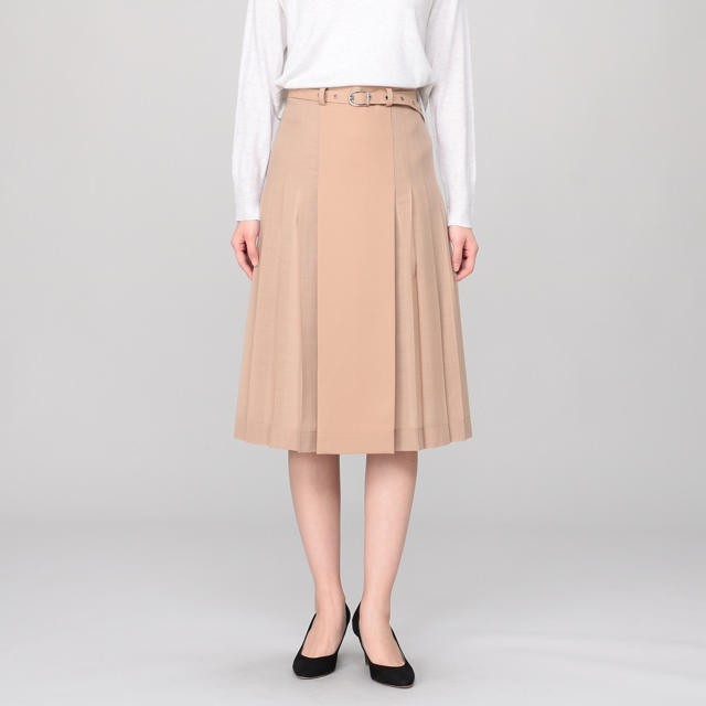 ビューティフルピープル　スカート毛88%ナイロン12%材質別布