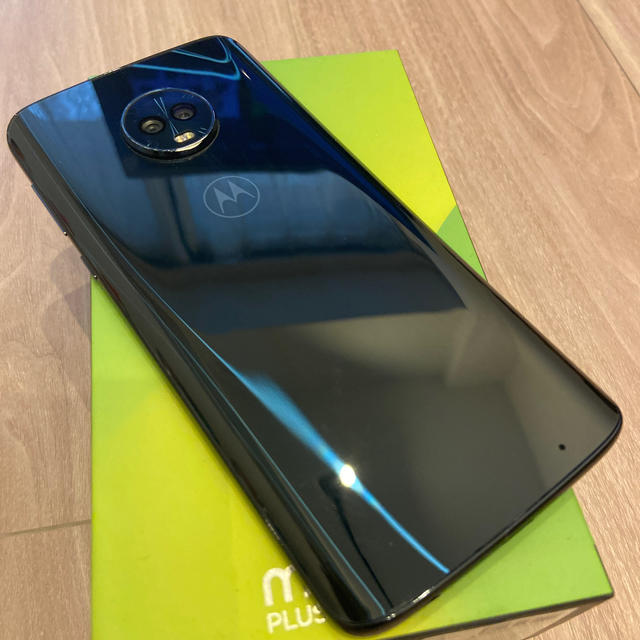 ANDROID(アンドロイド)のmoto g6 plus ディープインディゴ スマホ/家電/カメラのスマートフォン/携帯電話(スマートフォン本体)の商品写真