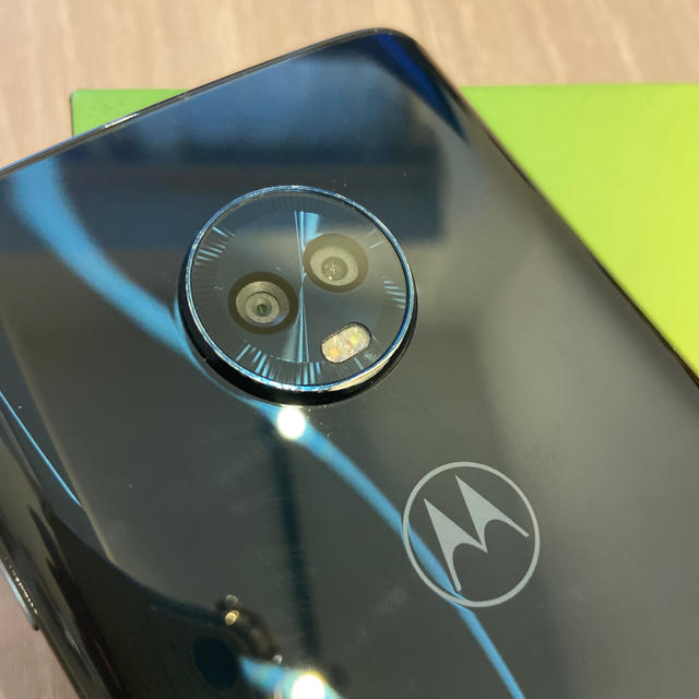 ANDROID(アンドロイド)のmoto g6 plus ディープインディゴ スマホ/家電/カメラのスマートフォン/携帯電話(スマートフォン本体)の商品写真