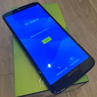 アンドロイド(ANDROID)のmoto g6 plus ディープインディゴ(スマートフォン本体)