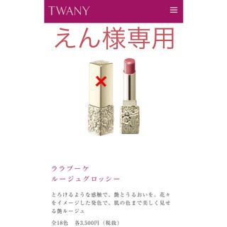 トワニー(TWANY)の【同梱用】えん様専用(口紅)