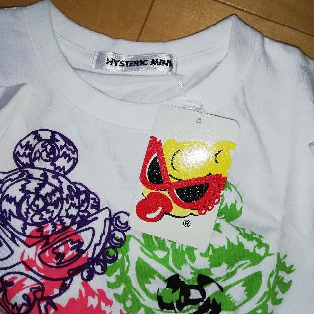 HYSTERIC MINI(ヒステリックミニ)のsale✸　ヒステリックミニ　半袖Tシャツ　120cm 　新品タグ付き　ヒスミニ キッズ/ベビー/マタニティのキッズ服女の子用(90cm~)(Tシャツ/カットソー)の商品写真