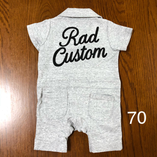 RAD CUSTOM(ラッドカスタム)のRAD CUSTOM ロンパース キッズ/ベビー/マタニティのベビー服(~85cm)(ロンパース)の商品写真