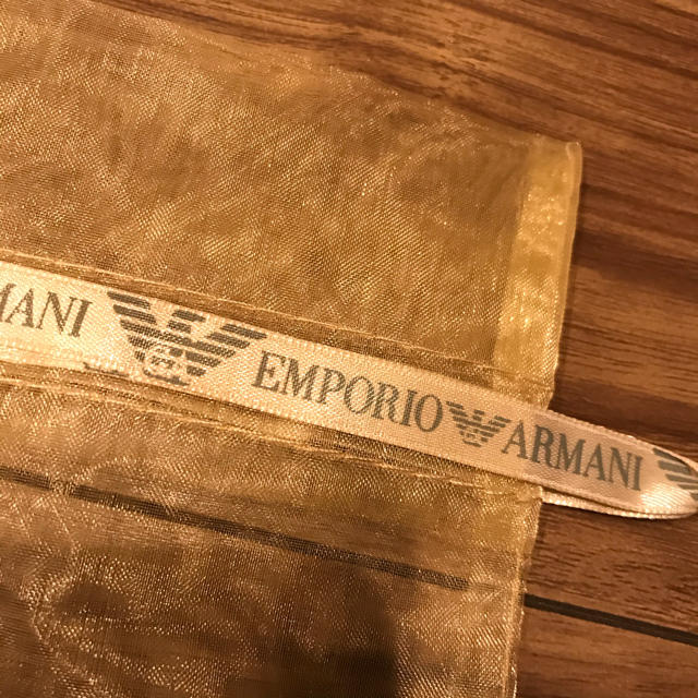 Emporio Armani(エンポリオアルマーニ)の☆非売品☆エンポリオアルマーニ　ランジェリーポーチ レディースのバッグ(ショップ袋)の商品写真