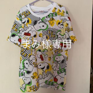 ユニバーサルスタジオジャパン(USJ)のUSJ スヌーピー  総柄　Tシャツ　L サイズ　(Tシャツ(半袖/袖なし))