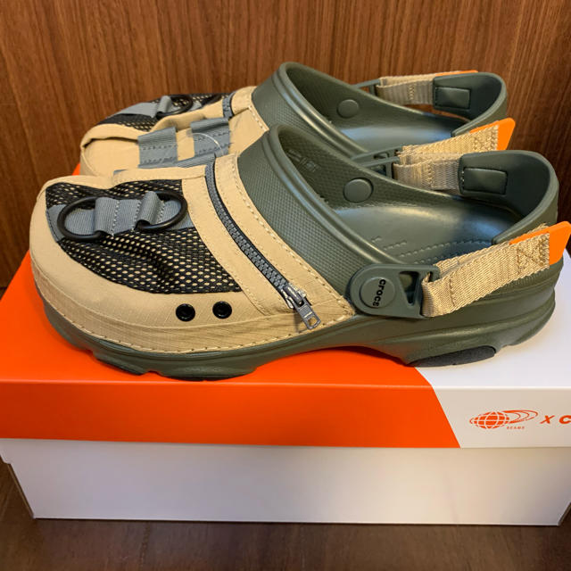 ファッションなデザイン
 別注フィッシングベストサンダル crocs 別注 × BEAMS / ｃｒｏｃｓ 別注 フィッシングベスト サンダル 靴/シューズ 1