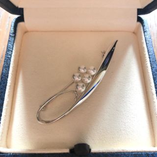 ミキモト(MIKIMOTO)のMIKIMOTO SV925 シルバーパールブローチ(ブローチ/コサージュ)