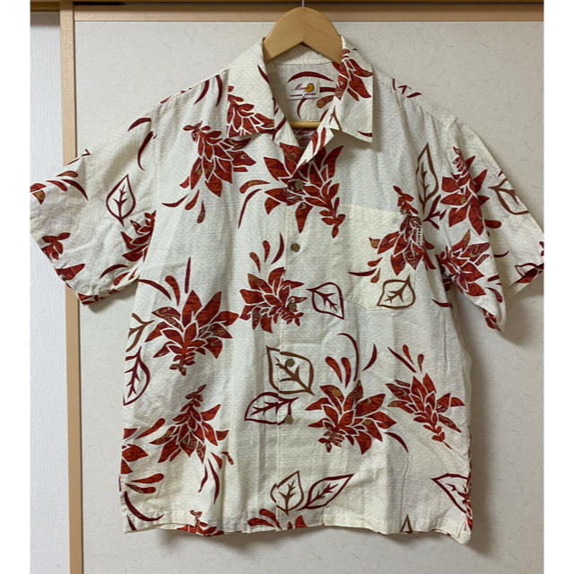 MANGO(マンゴ)のMango  マンゴ沖縄　アロハシャツ　メンズM  メンズのトップス(シャツ)の商品写真