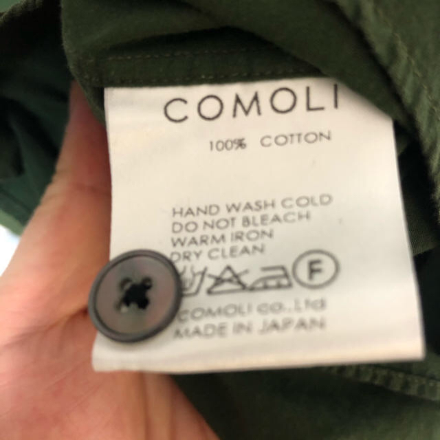 COMOLI(コモリ)のCOMOLI コモリシャツ グリーン コモリ メンズのトップス(シャツ)の商品写真