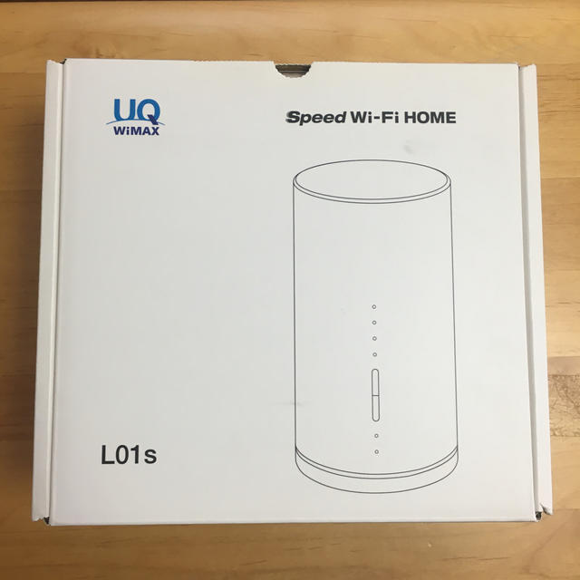 UQ WiMAX SPEED Wi-Fi HOME L01sホームルーター スマホ/家電/カメラのPC/タブレット(PC周辺機器)の商品写真