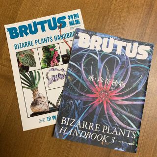 マガジンハウス(マガジンハウス)のBRUTUS 珍奇植物 2冊(趣味/スポーツ/実用)