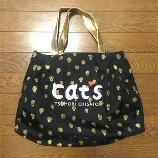 ツモリチサト(TSUMORI CHISATO)のツモリチサト cat's 黒 トート(トートバッグ)