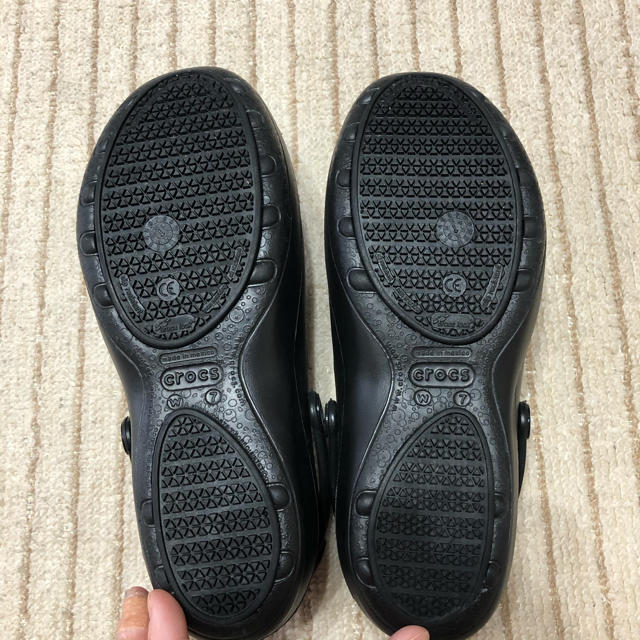 crocs(クロックス)のcrocs レディース　マーシーワーク　23〜24cm 黒　厨房　医療　病院 レディースの靴/シューズ(その他)の商品写真